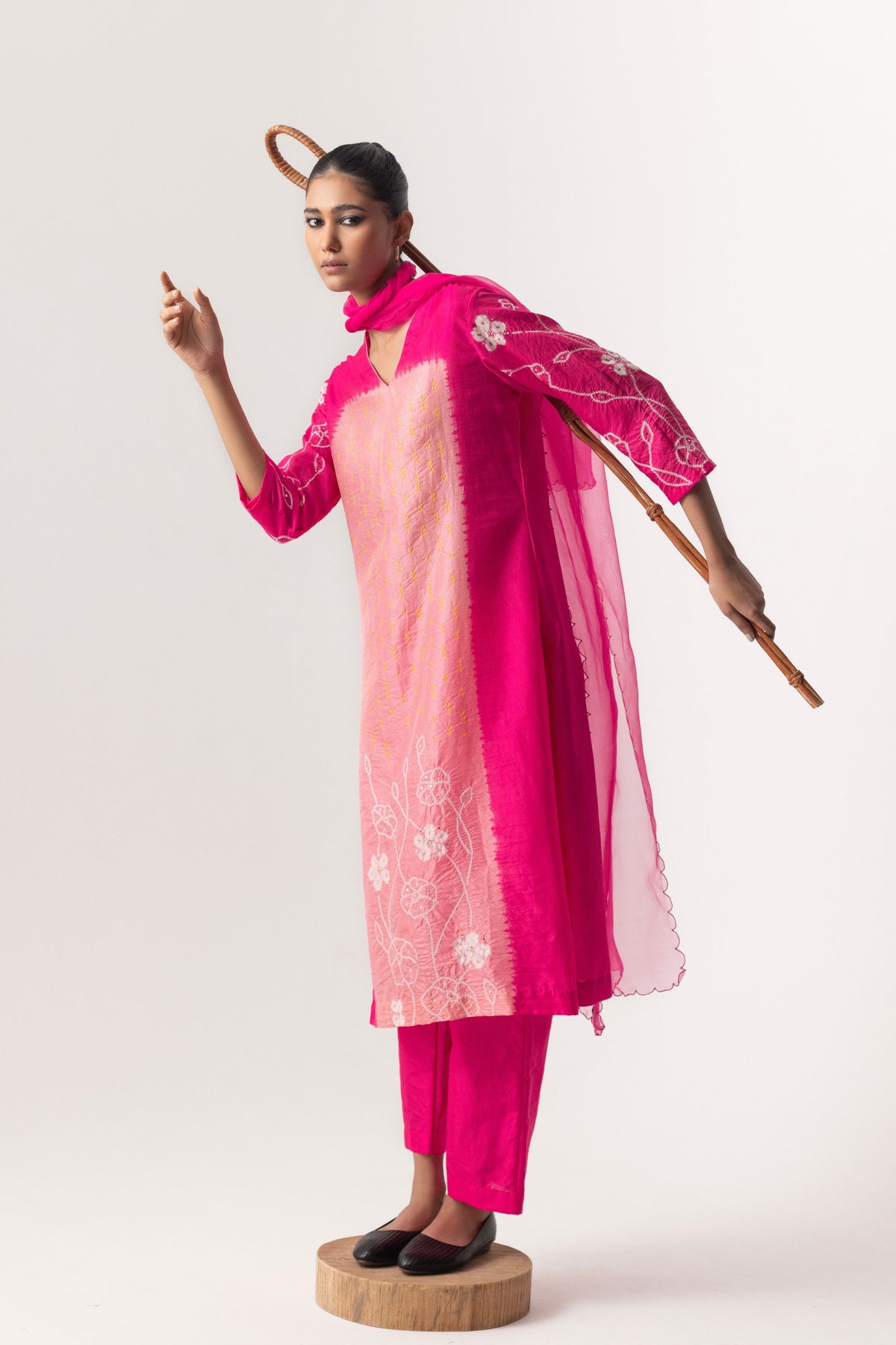 Peach Pink Mira Kurta Set