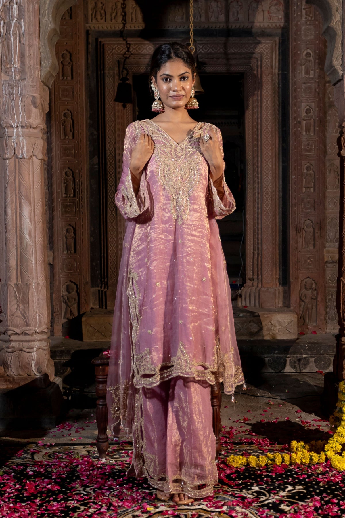 Pink Kurta Set