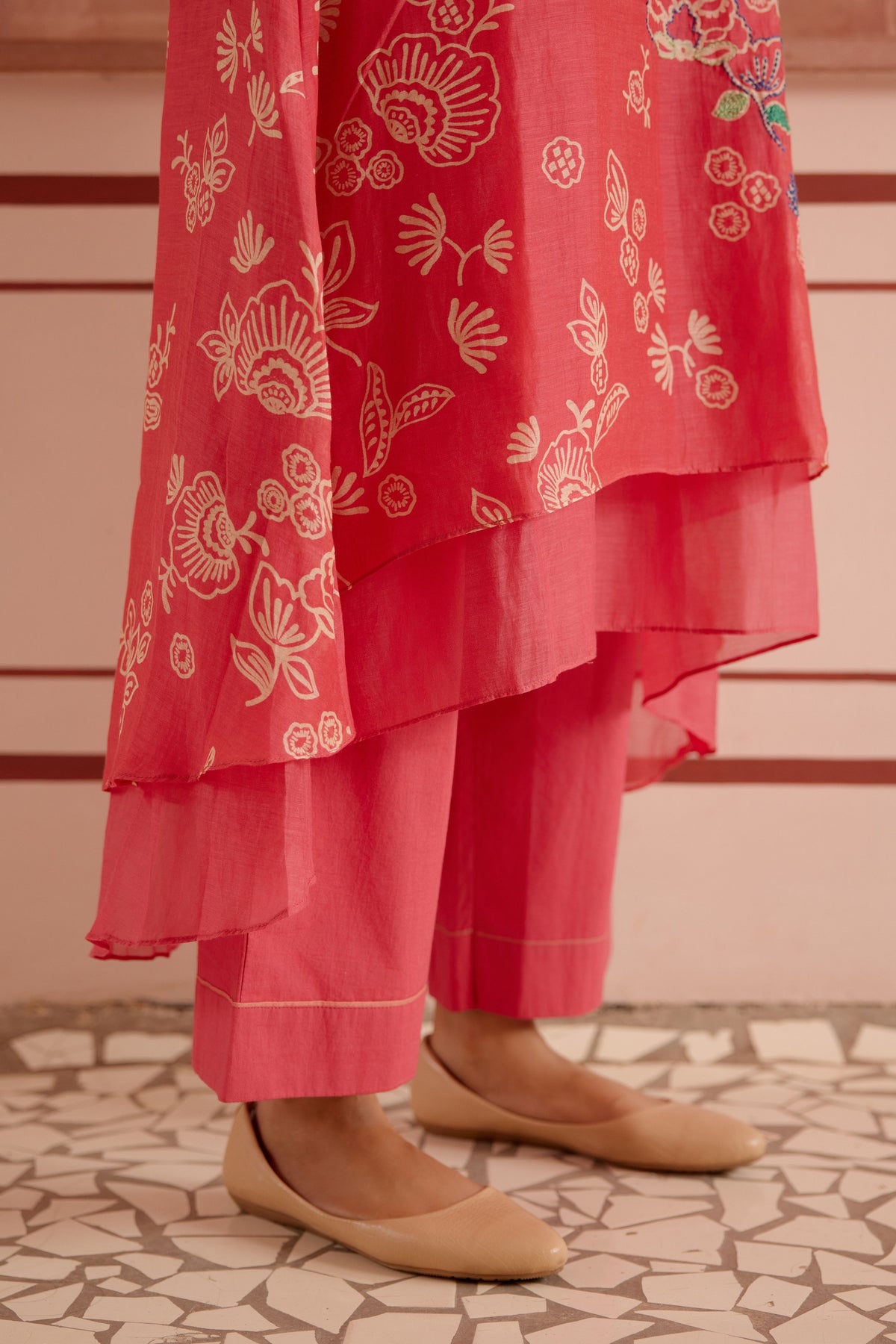 Rosewood Floral Kurta Set