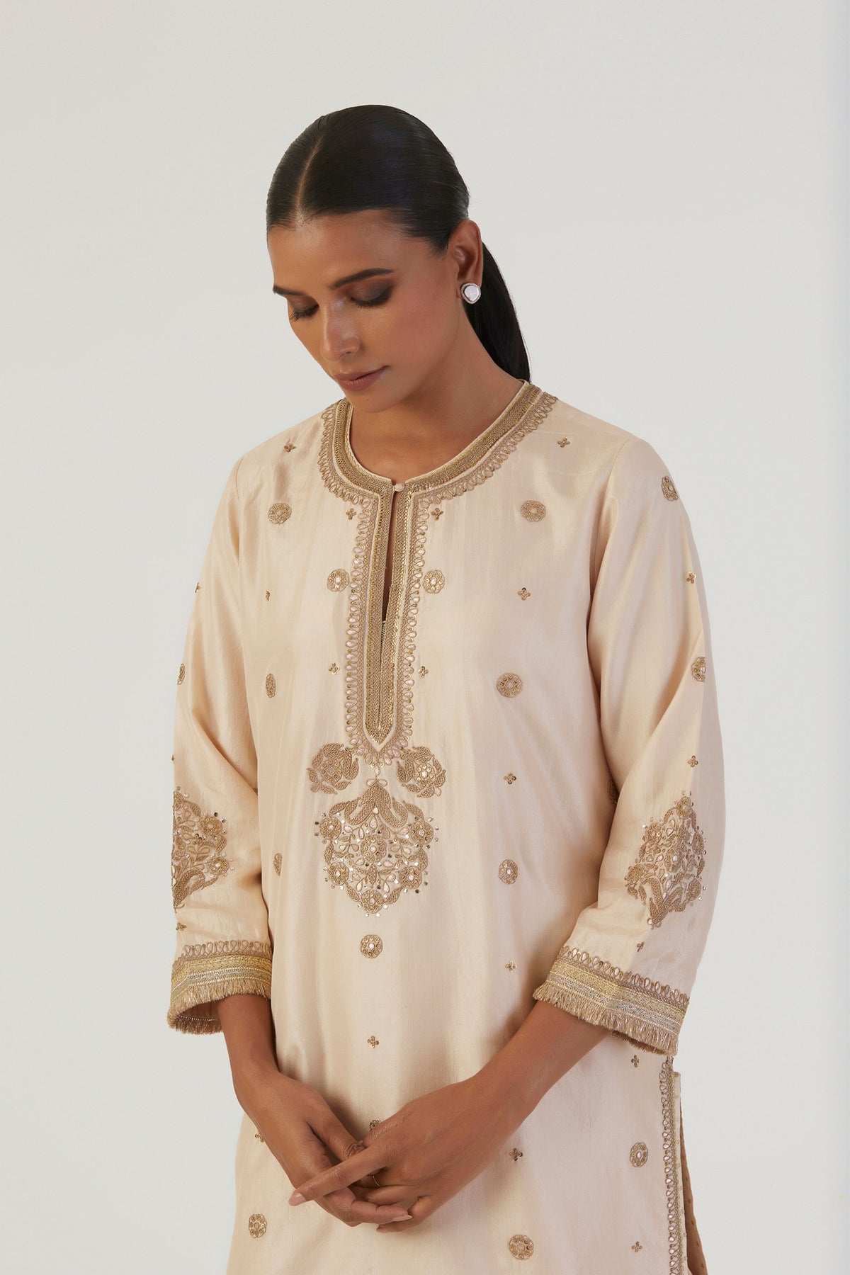 Tara Silk Kurta and Sharara