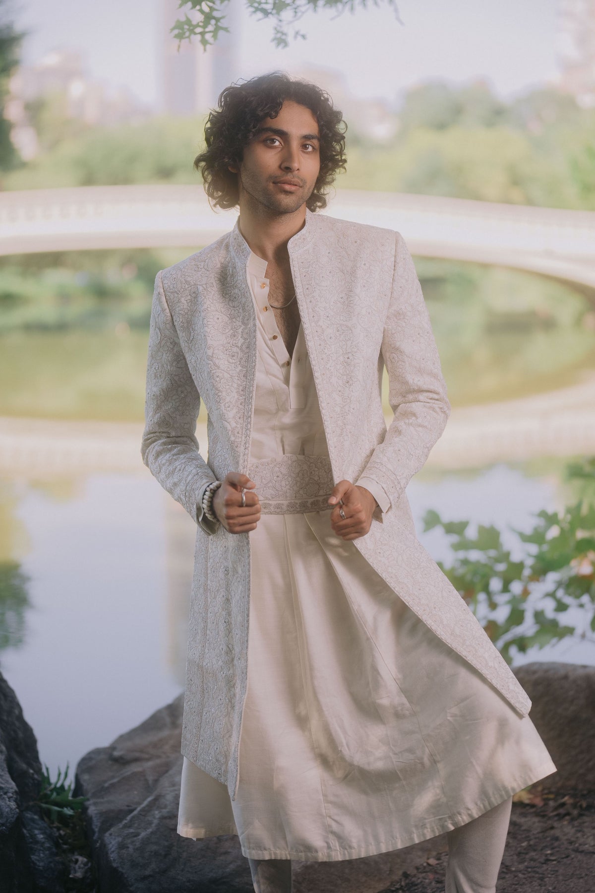 Ivory Whisper Sherwani Set