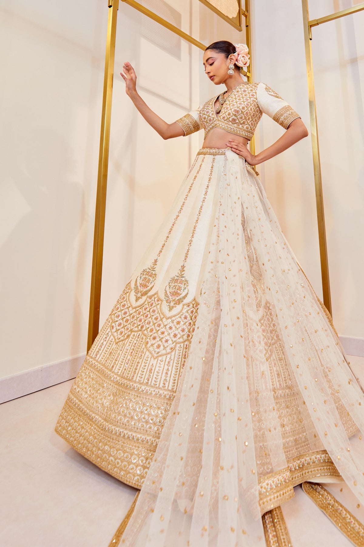 Diksha Vanilla Lehenga Set