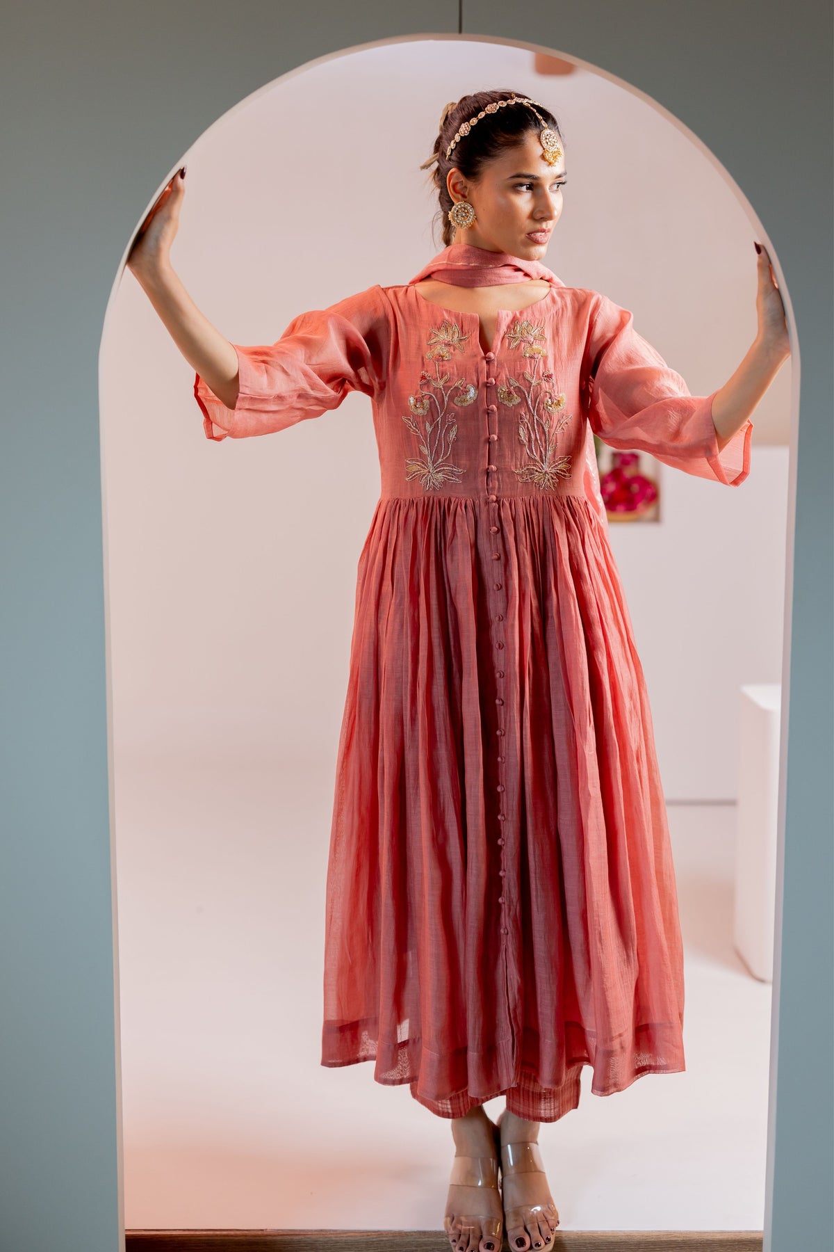 Naghma Pink Kurta Set