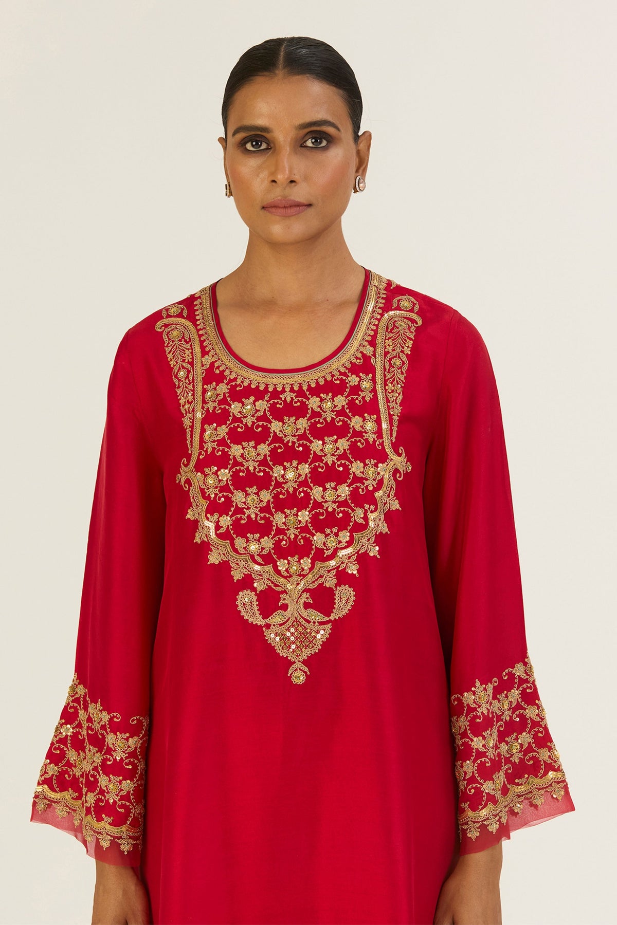 Alta Red Kurta &amp; Pants