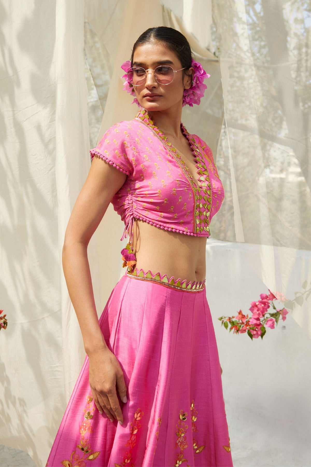 Pink Lehenga Set