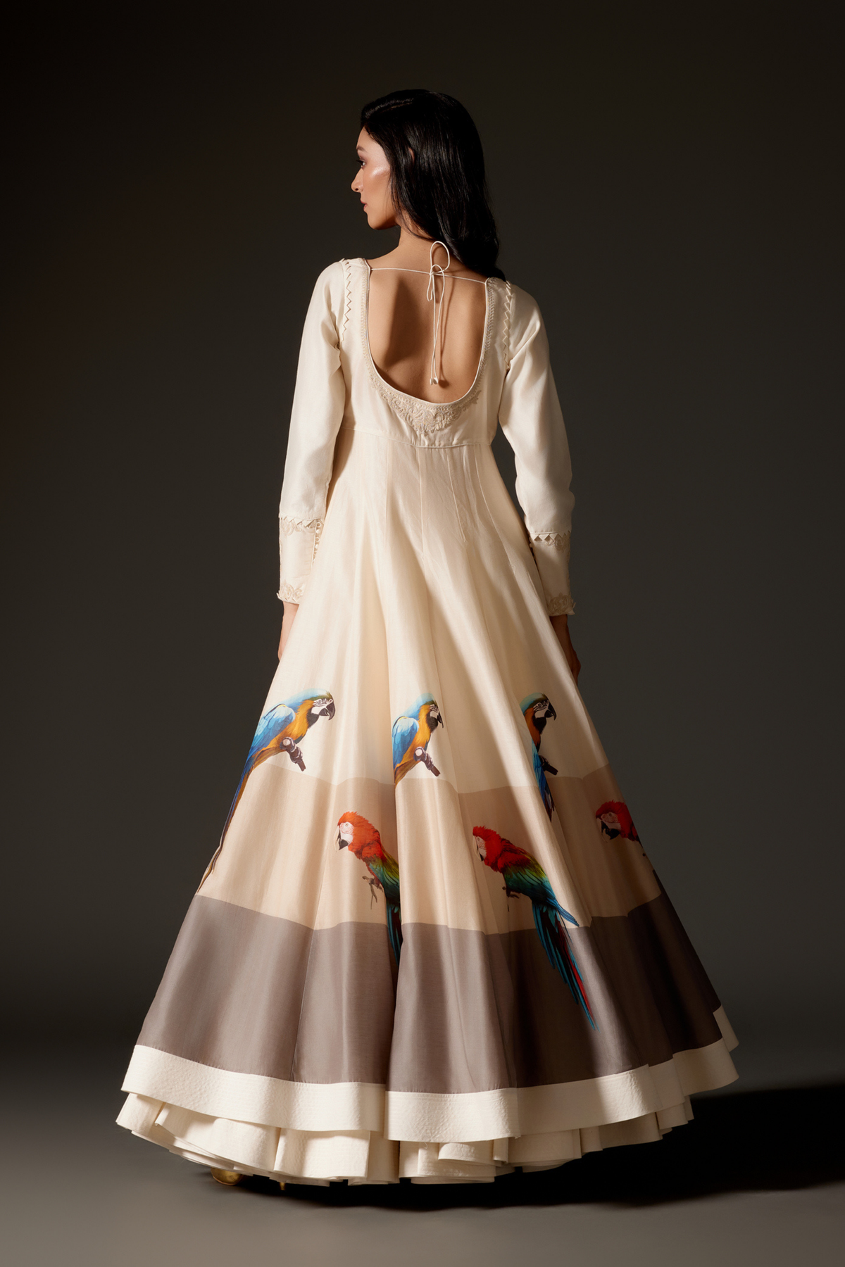 Ivory Anarkali Set