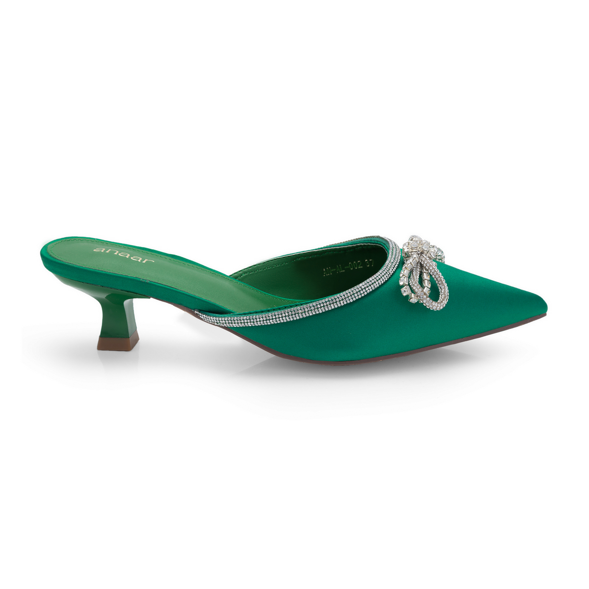 Debutante Dark Green Wedding Heels