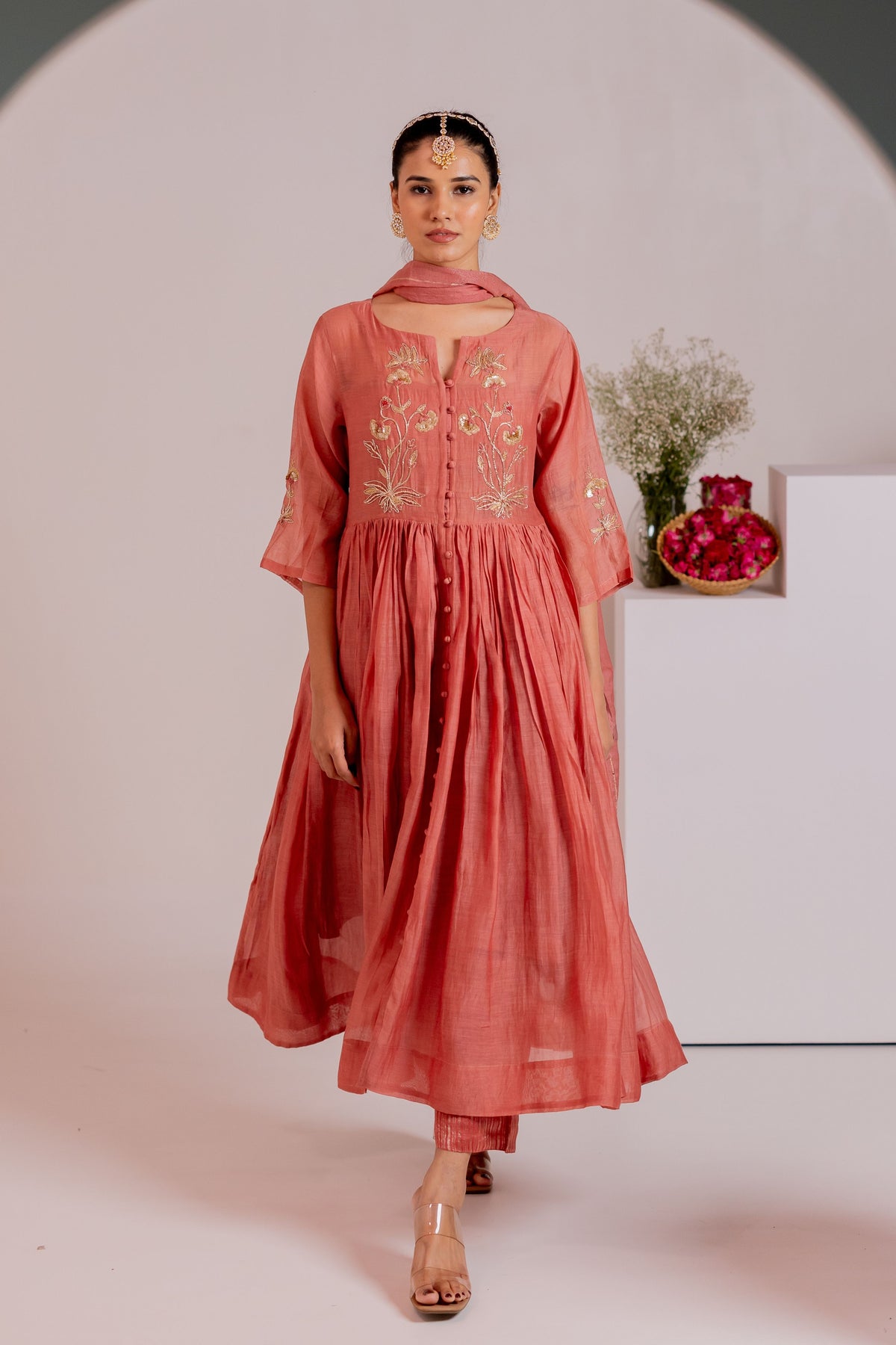 Naghma Pink Kurta Set