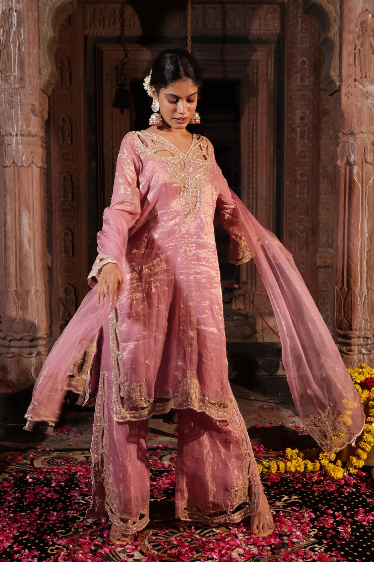 Pink Kurta Set