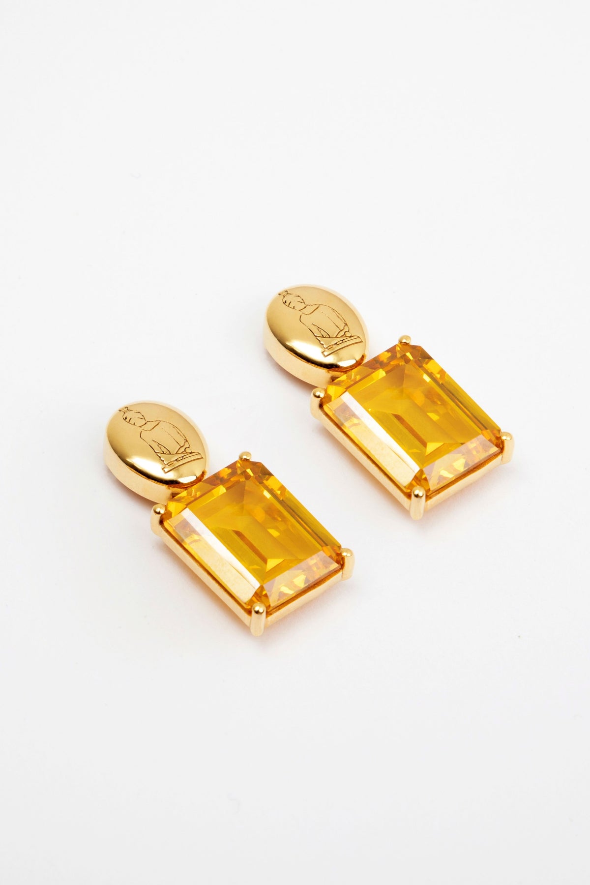 Yellow Zementine Essential Earrings