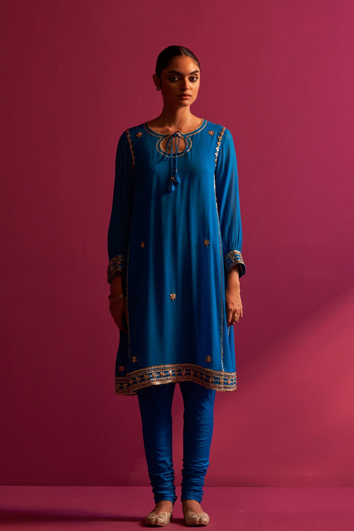 Turquoise Blue Alaya Kurta Set