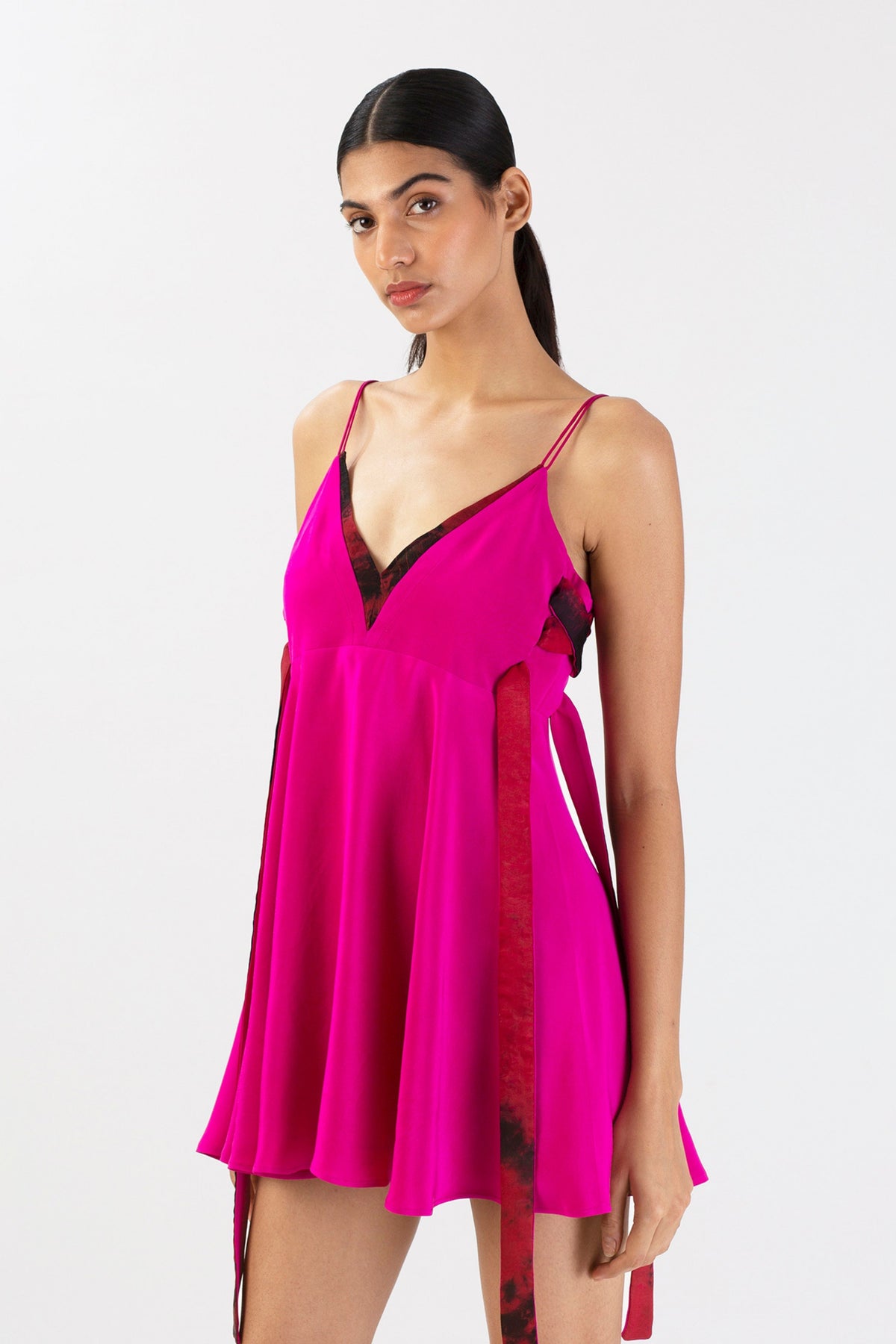 Fuchsia Dusk Mini Dress