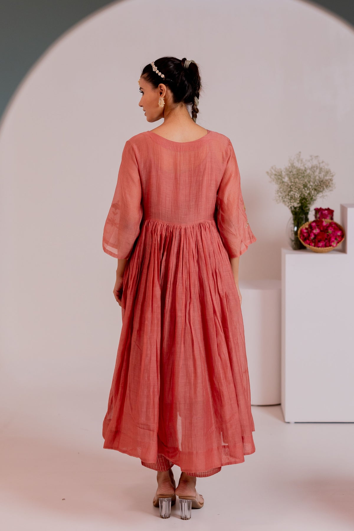 Naghma Pink Kurta Set