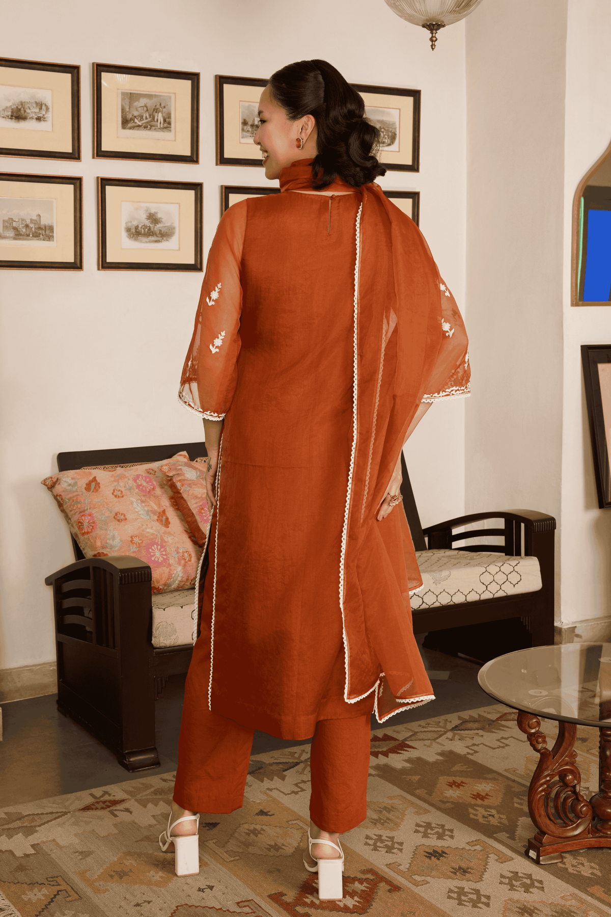 Brown Kurta Set