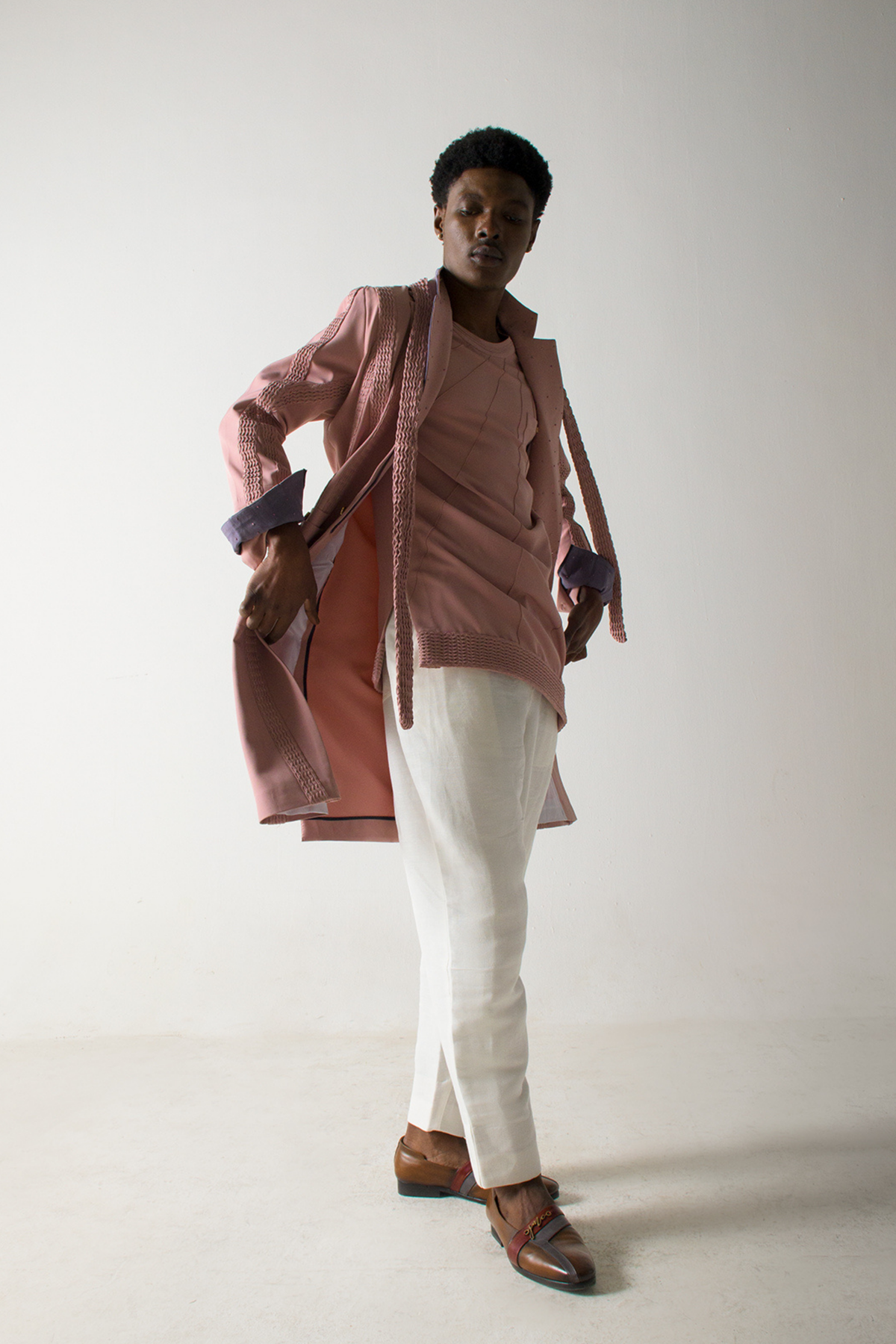 Pink Overcoat Set