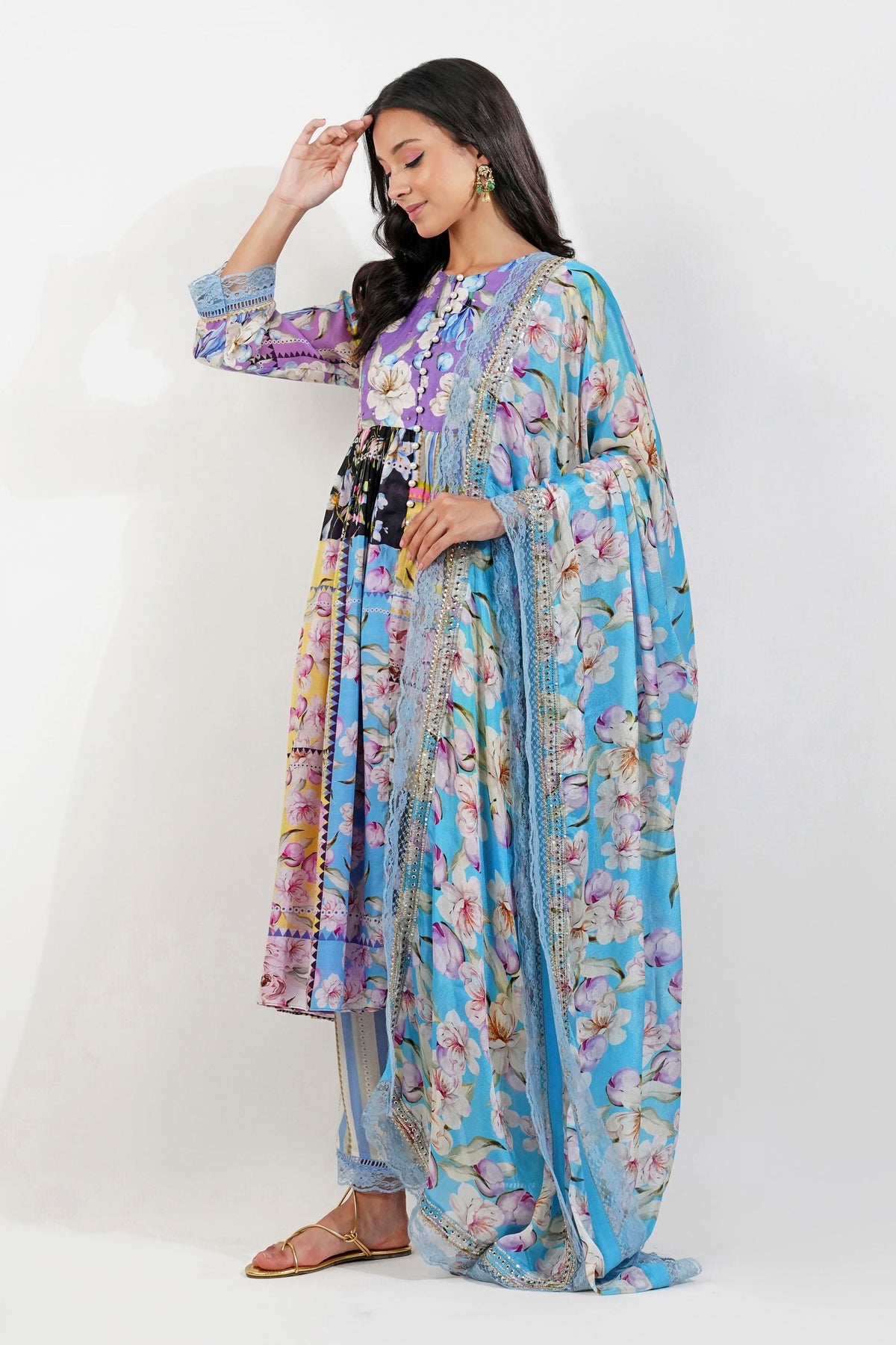 Shabby Chic Anarkali Set