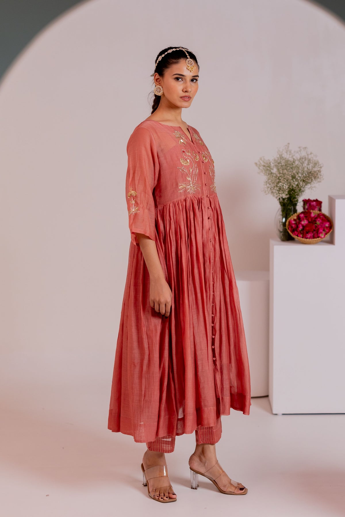 Naghma Pink Kurta Set