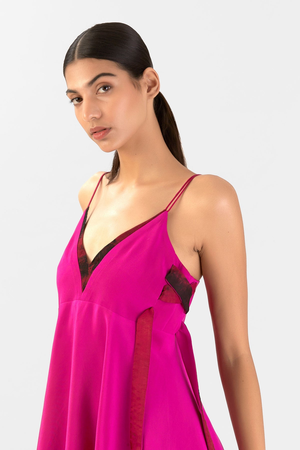 Fuchsia Dusk Mini Dress