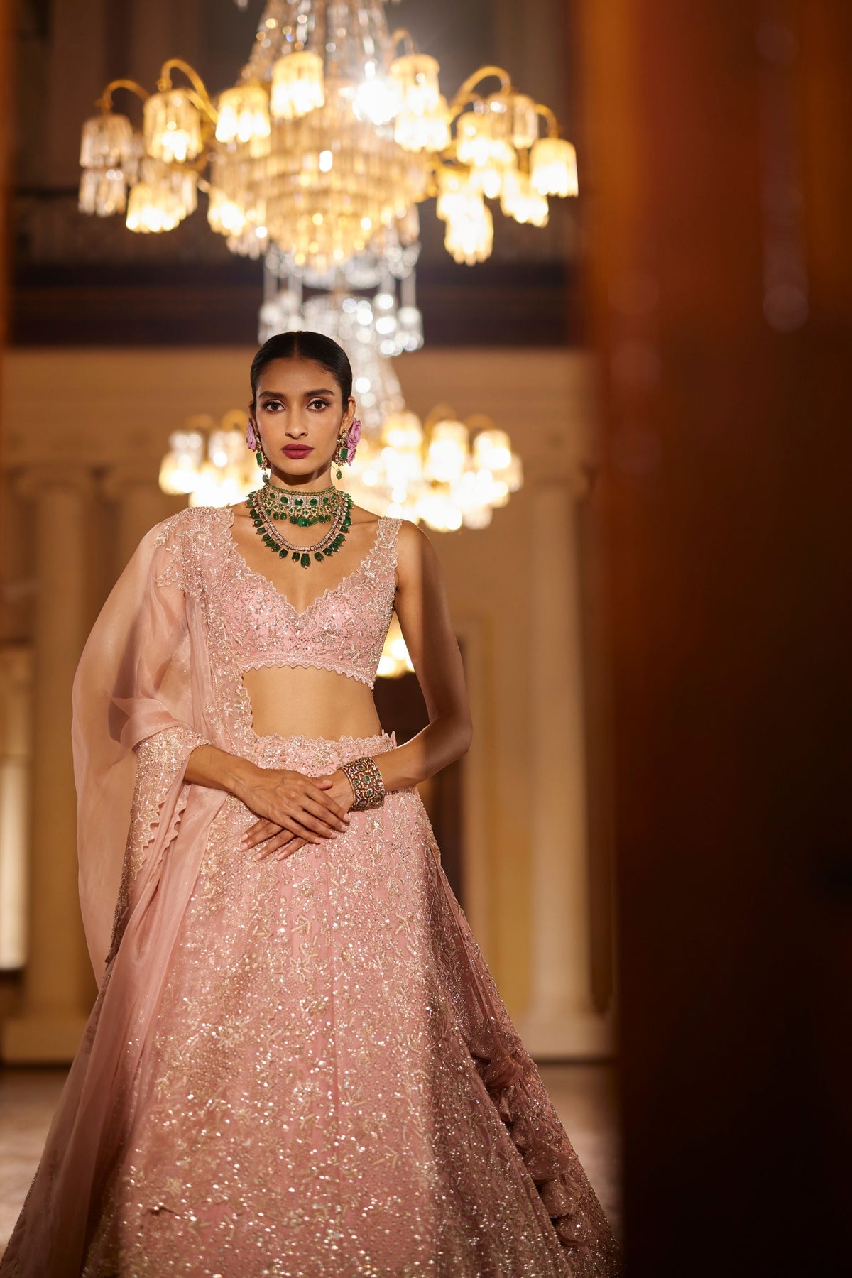 Inara Pale Pink Lehenga Set