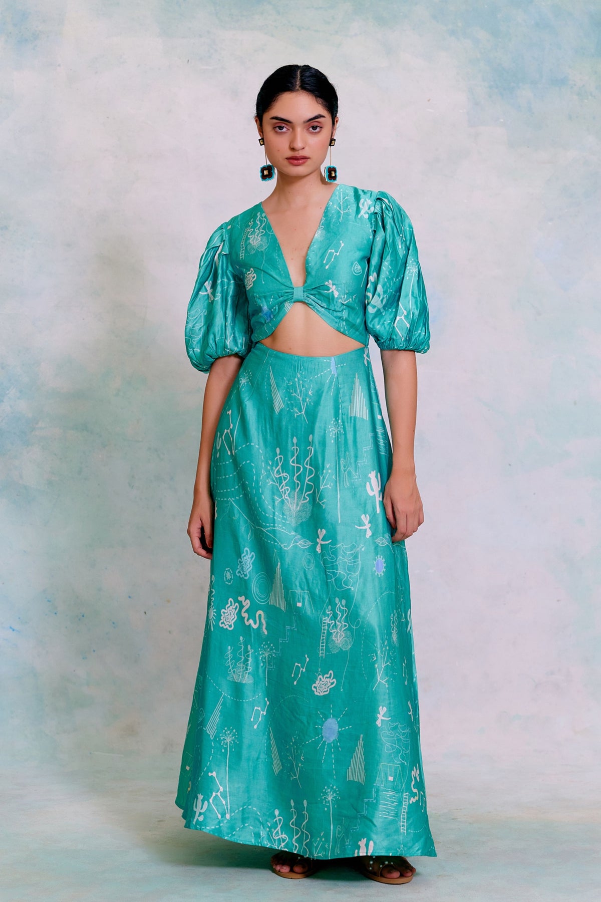 Mirage Sea Green Dress