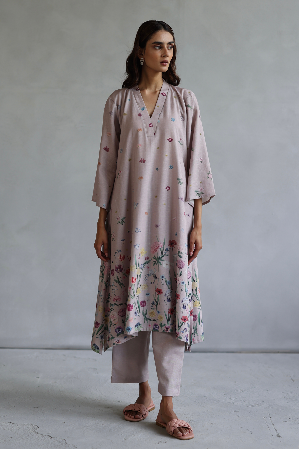 Pink Rosaline Tunic Set