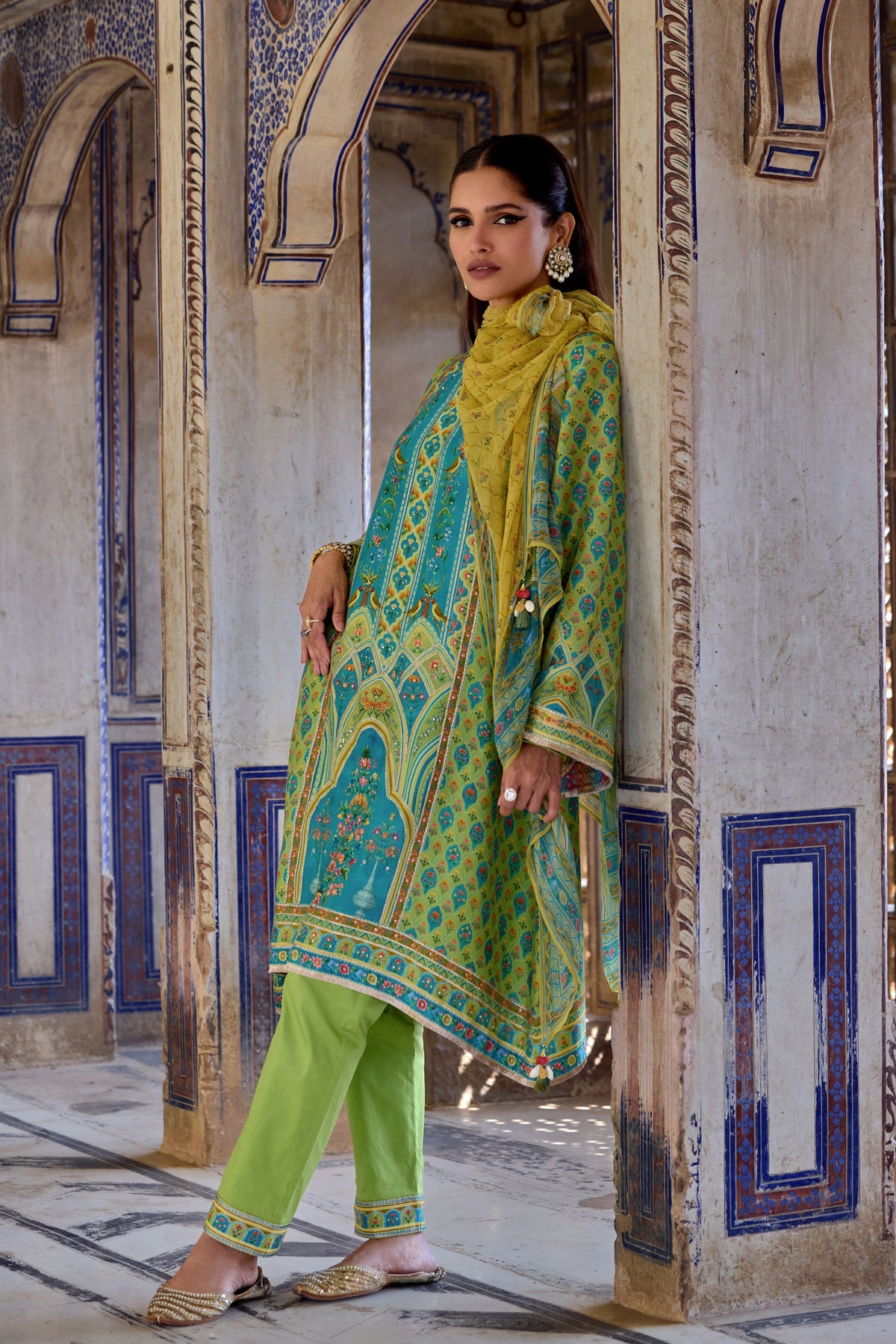 Sunset Kaisha Kurta Set