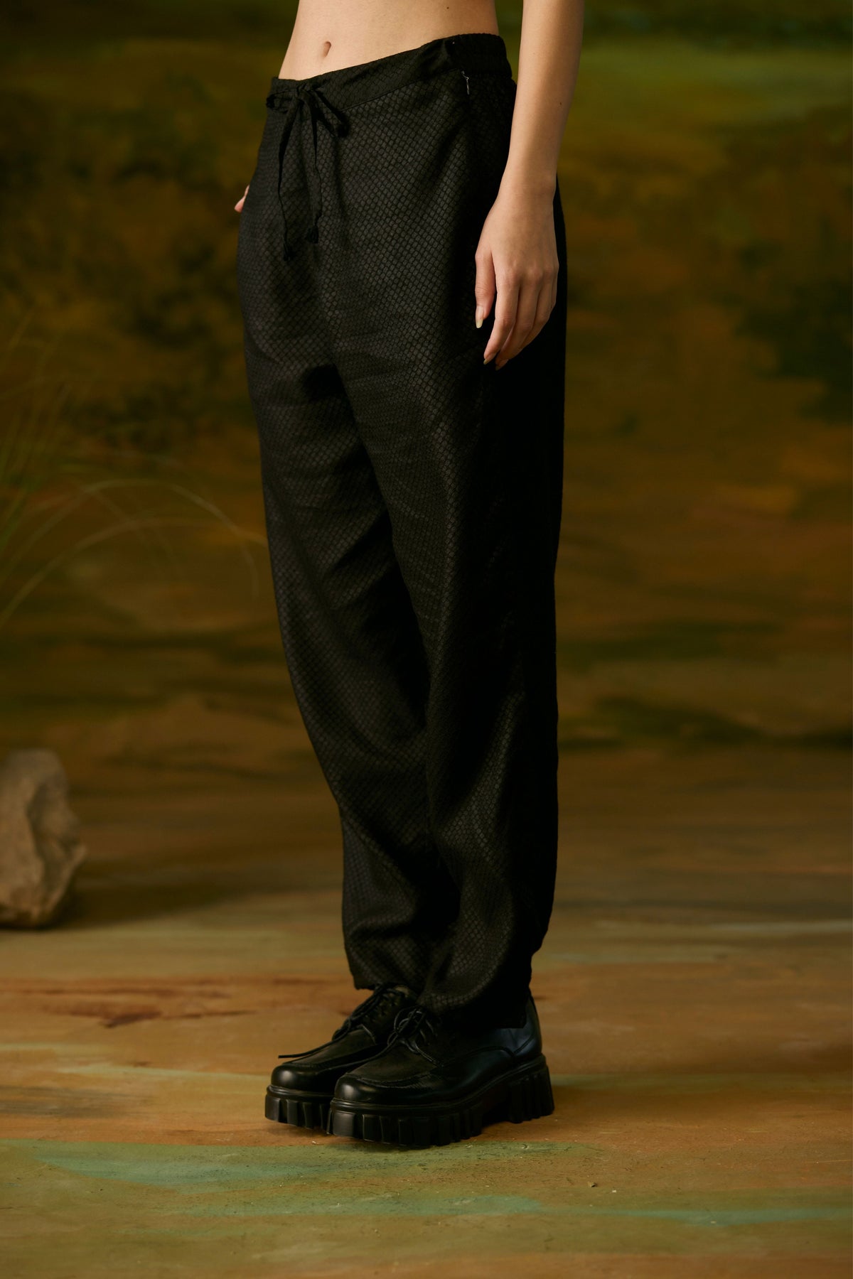 Onyx Straight Black Pants