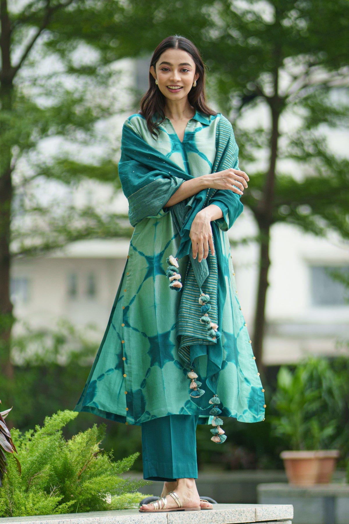 Clara Emerald Kurta With Pants