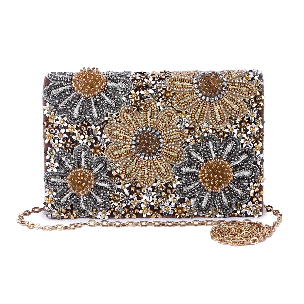 Sufiyaana Flower Clutch