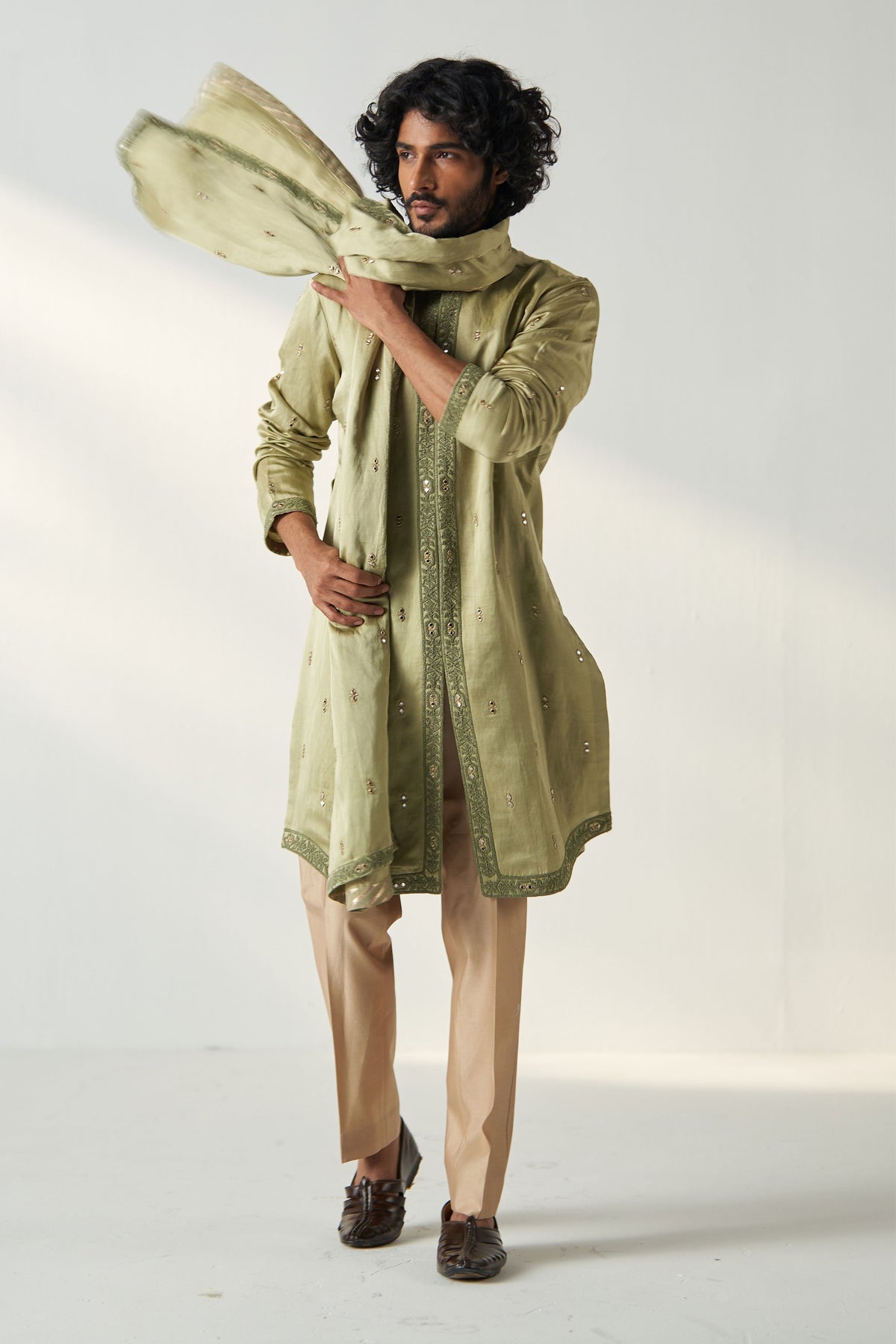 Green Nayaan Kurta Set