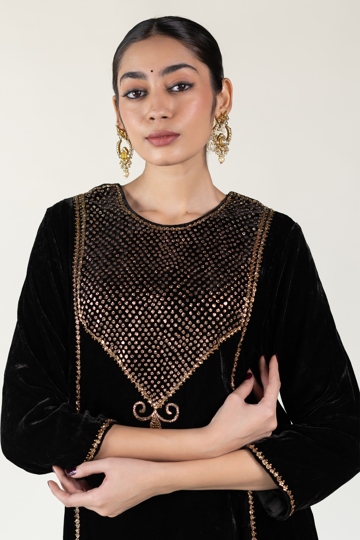 Black Velvet Firdaus Abho Set