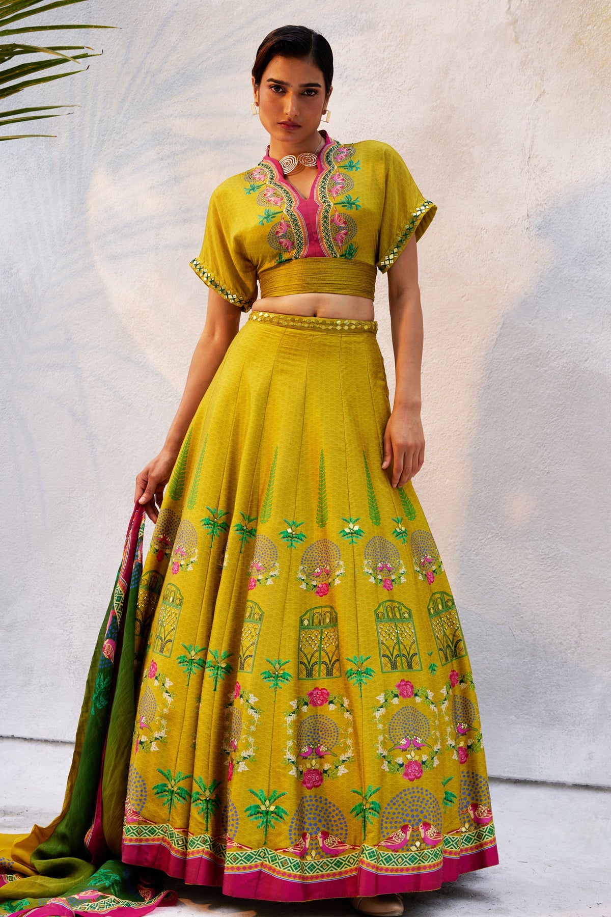 Citrin Yellow Lehenga Set