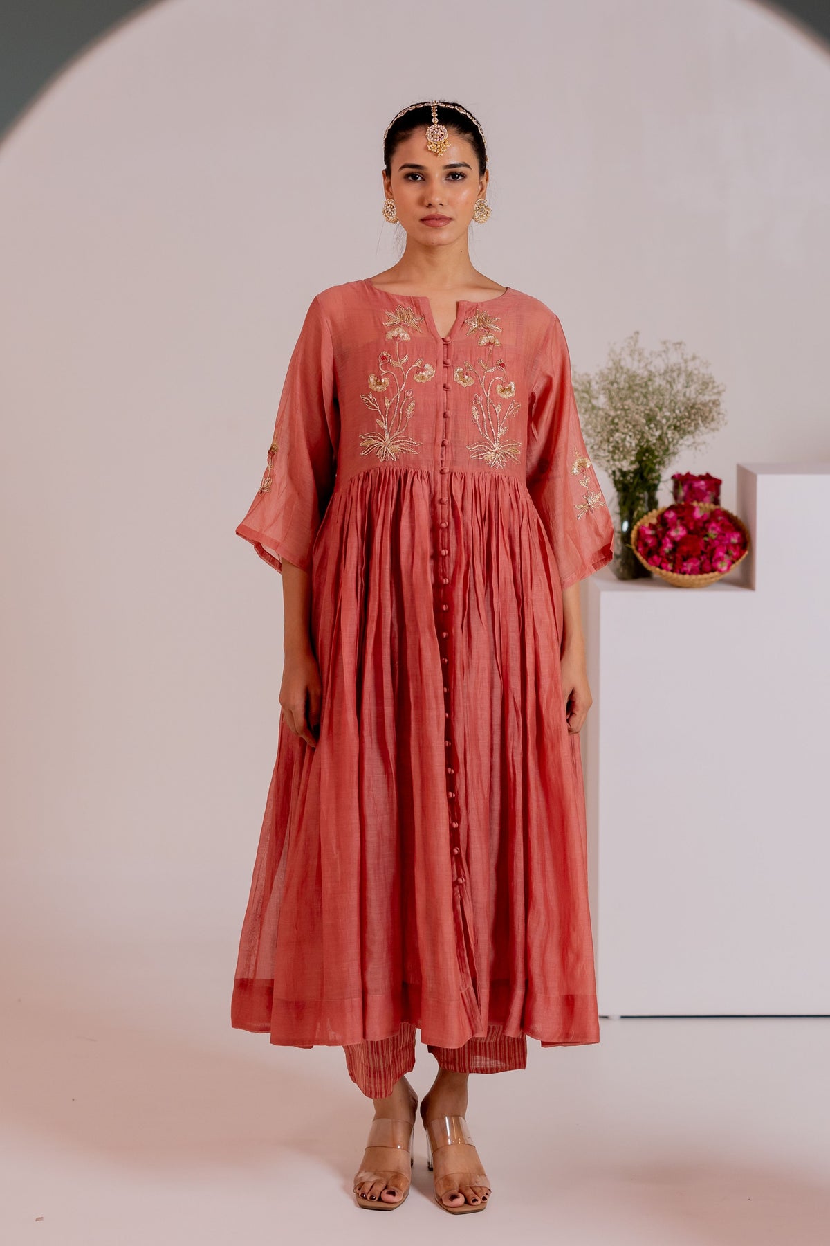 Naghma Pink Kurta Set