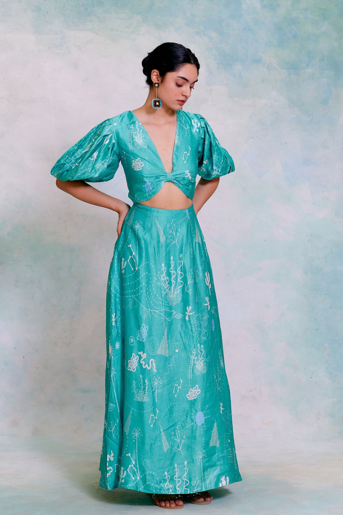 Mirage Sea Green Dress