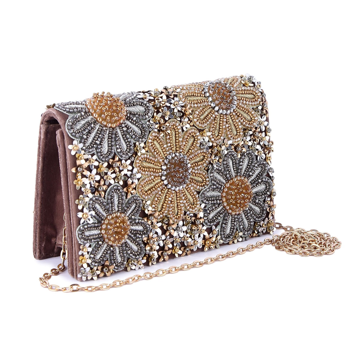 Sufiyaana Flower Clutch