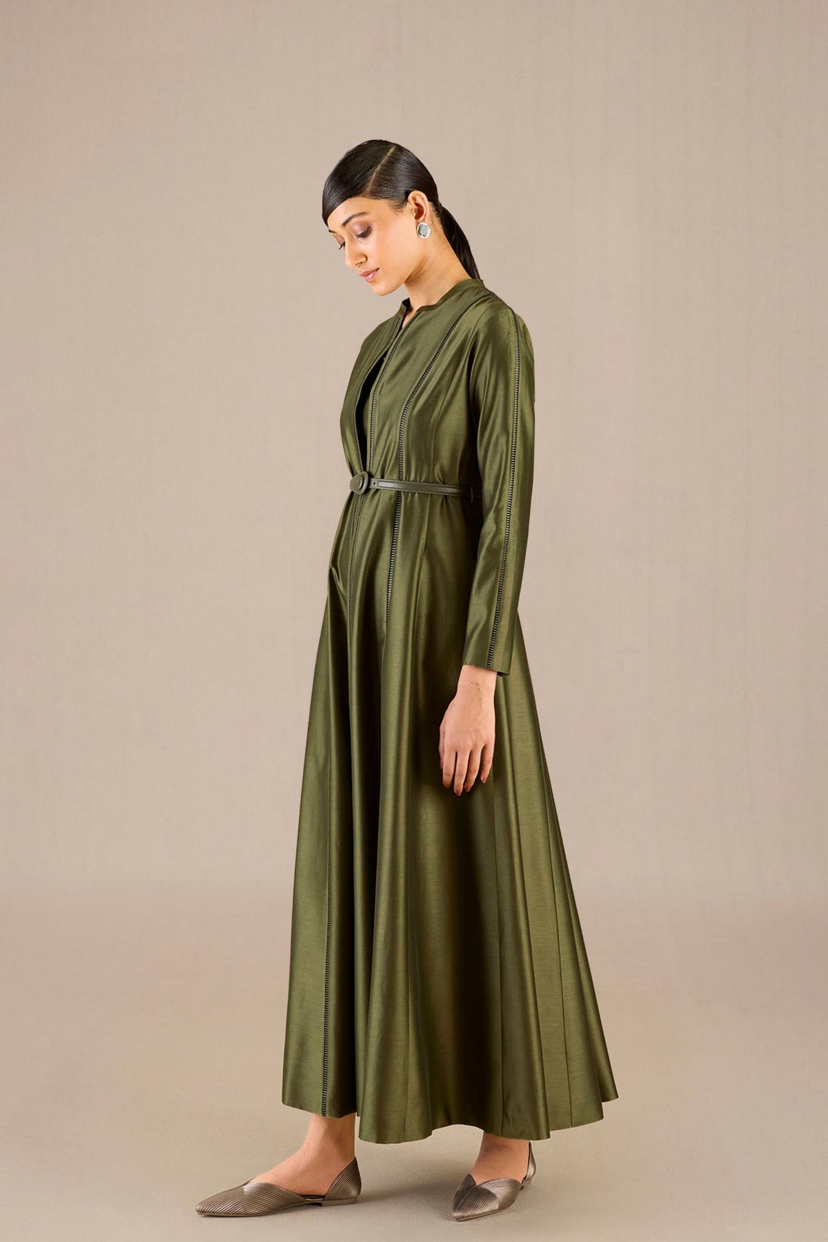 Rumeha Olive Abaya Set