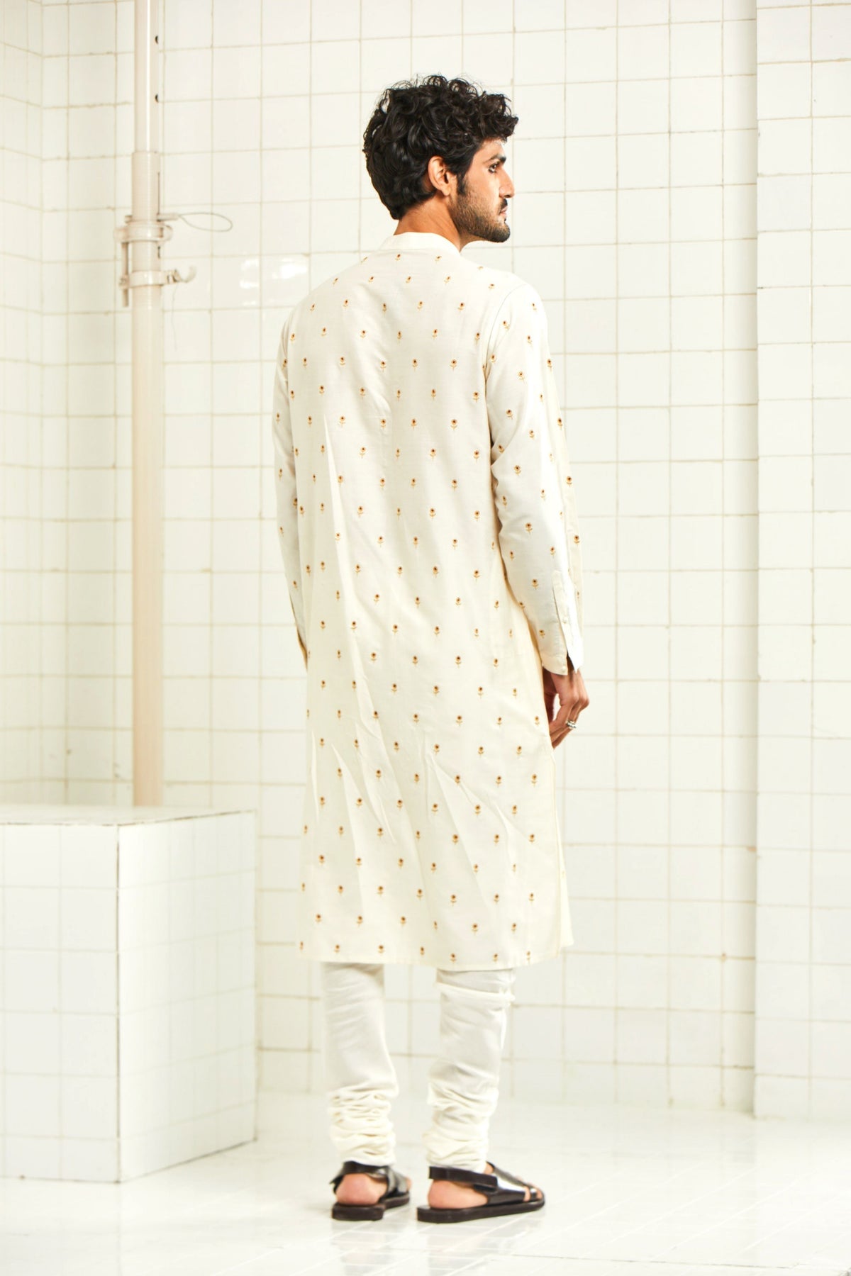 Ivory Kalwara Embroidered  Kurta Set