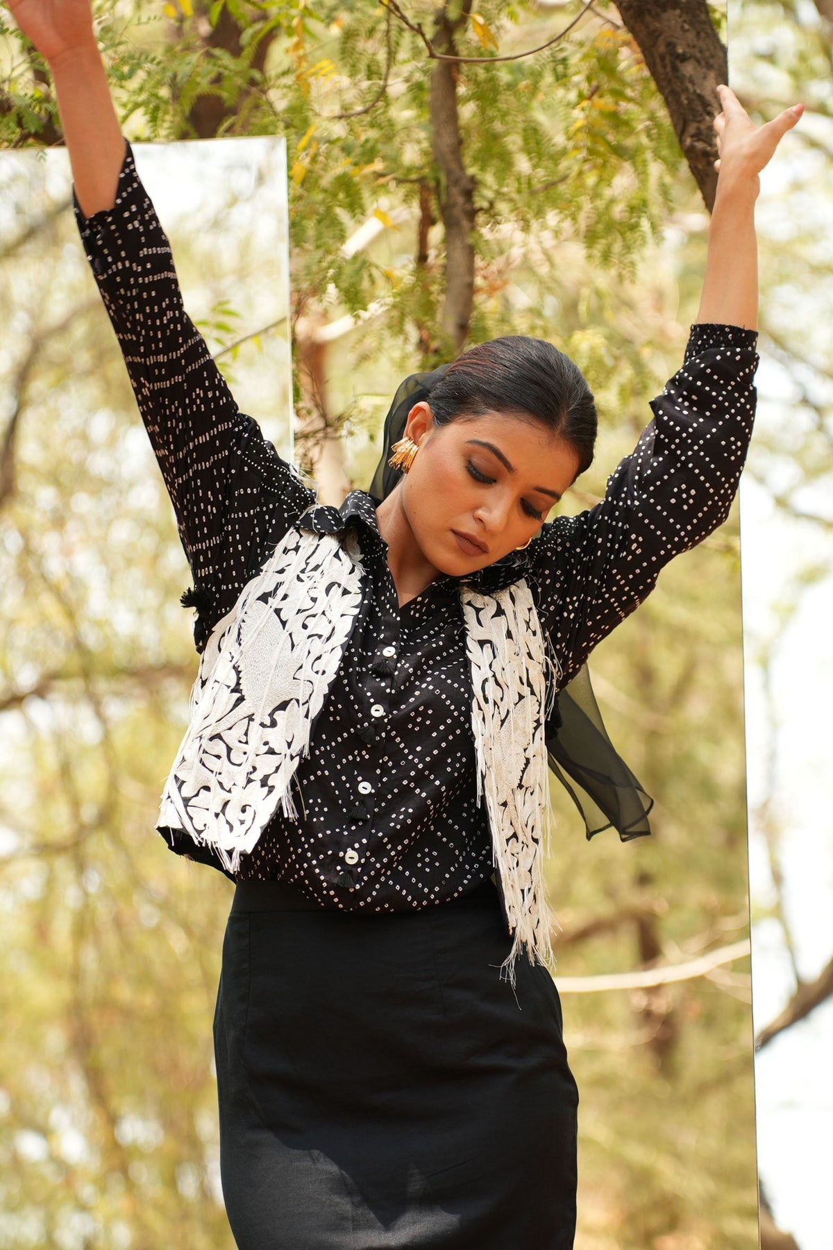 Black Embroidered Jacket