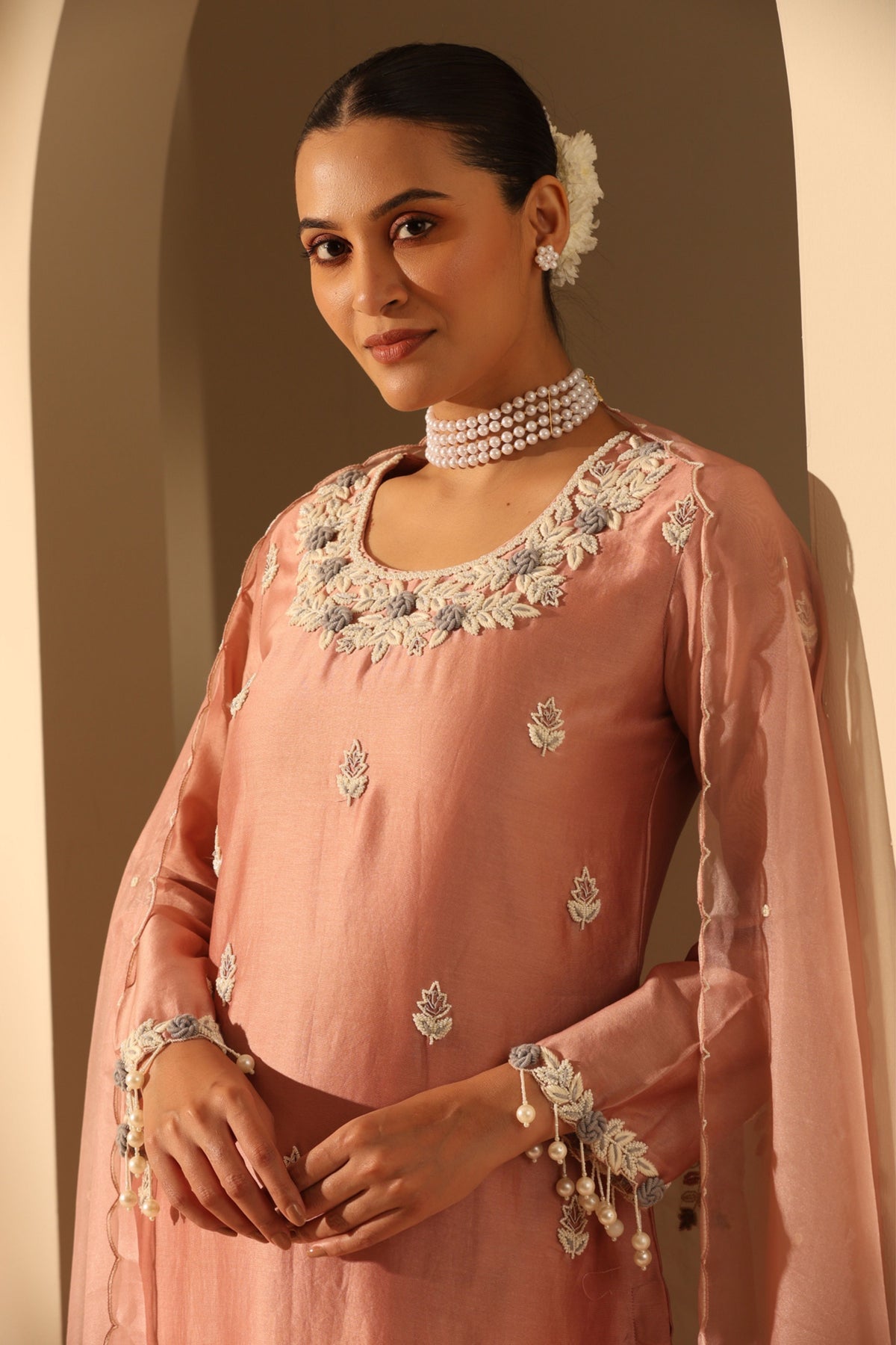 Neela Pink Kurta Set