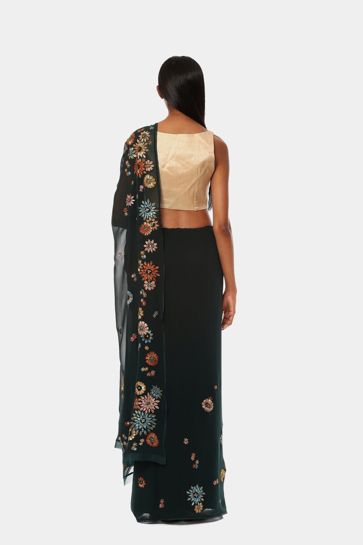 The Embroidered Jungle Queen Saree