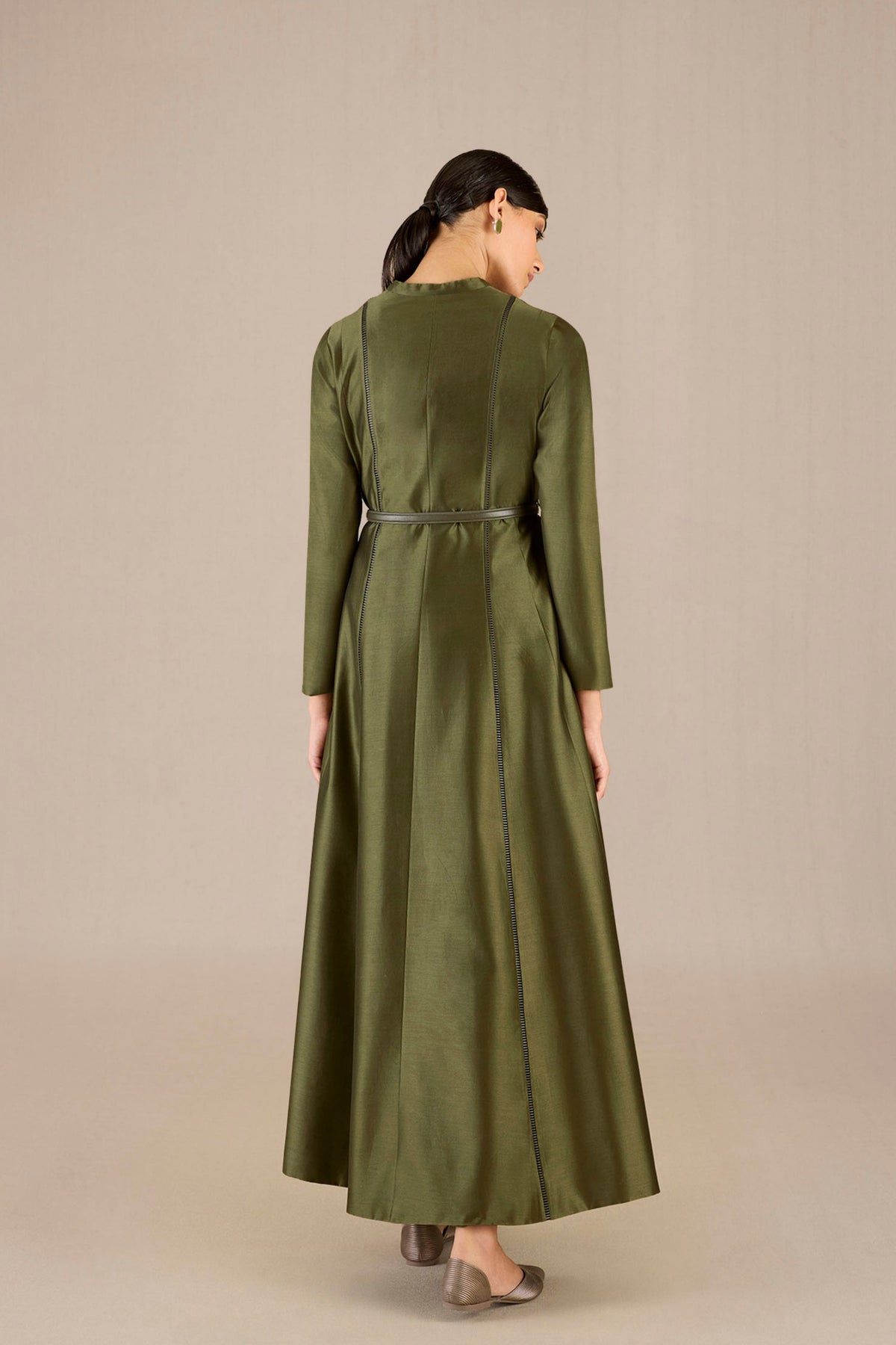 Rumeha Olive Abaya Set