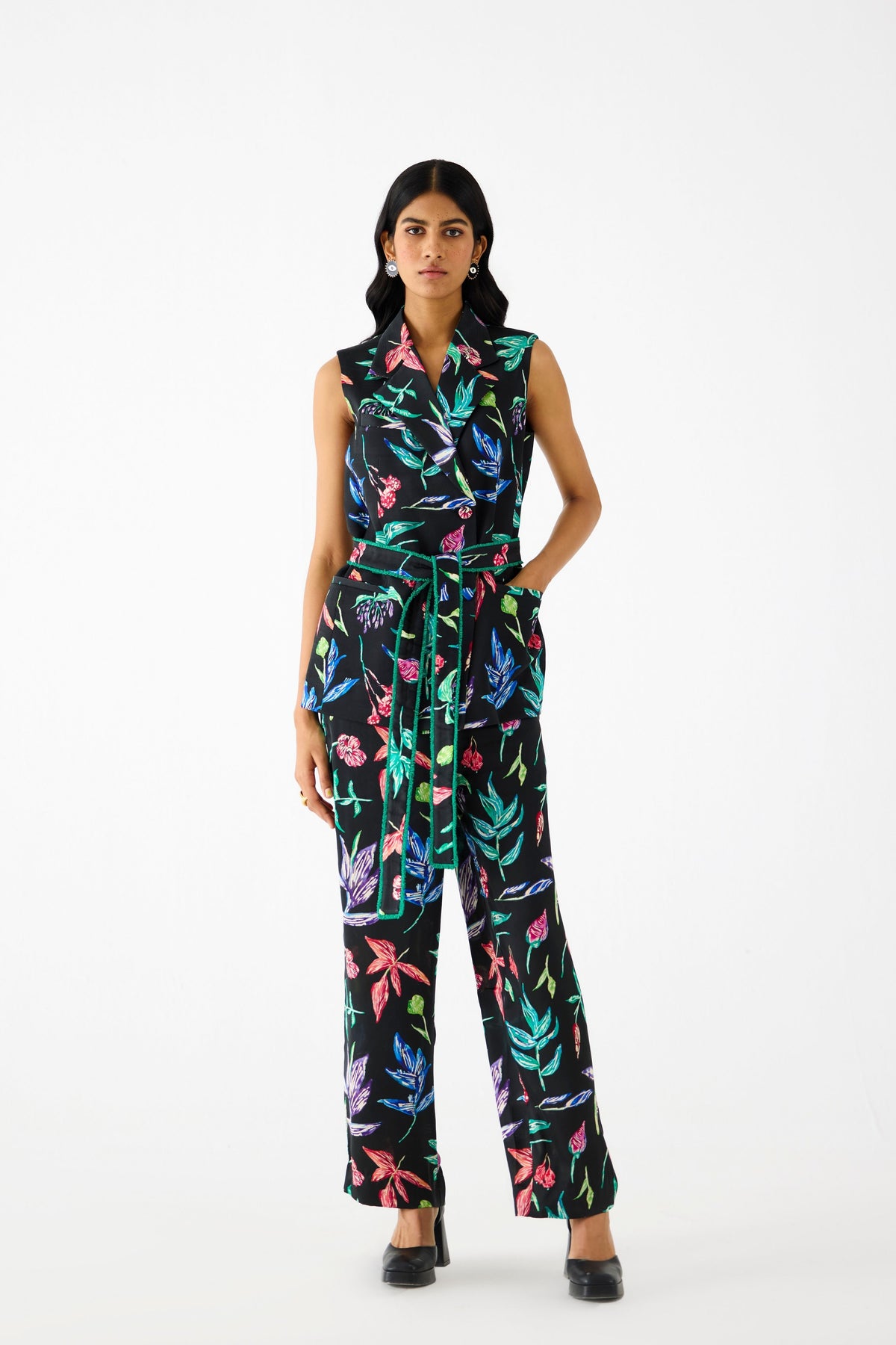 Black Botanica Co-ord Set