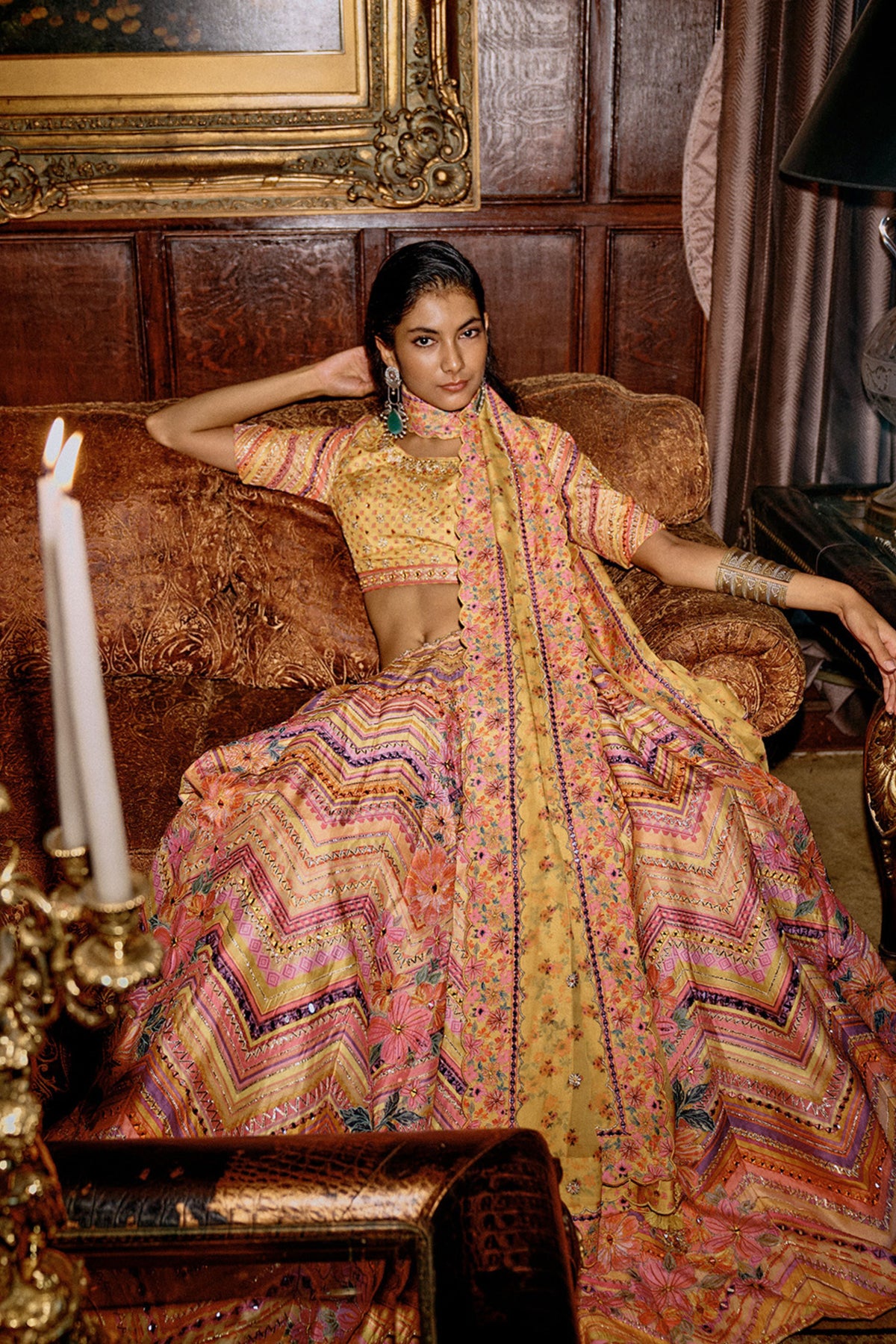 Ahilya Lehenga Set in Yellow