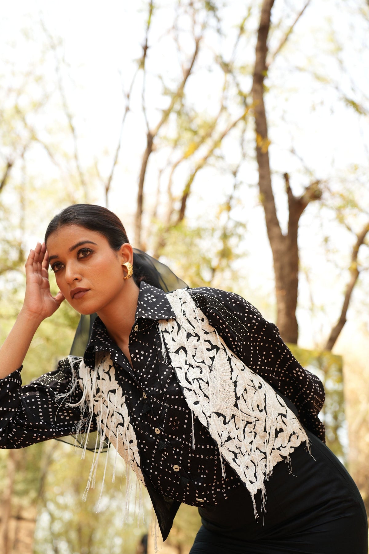 Black Embroidered Jacket