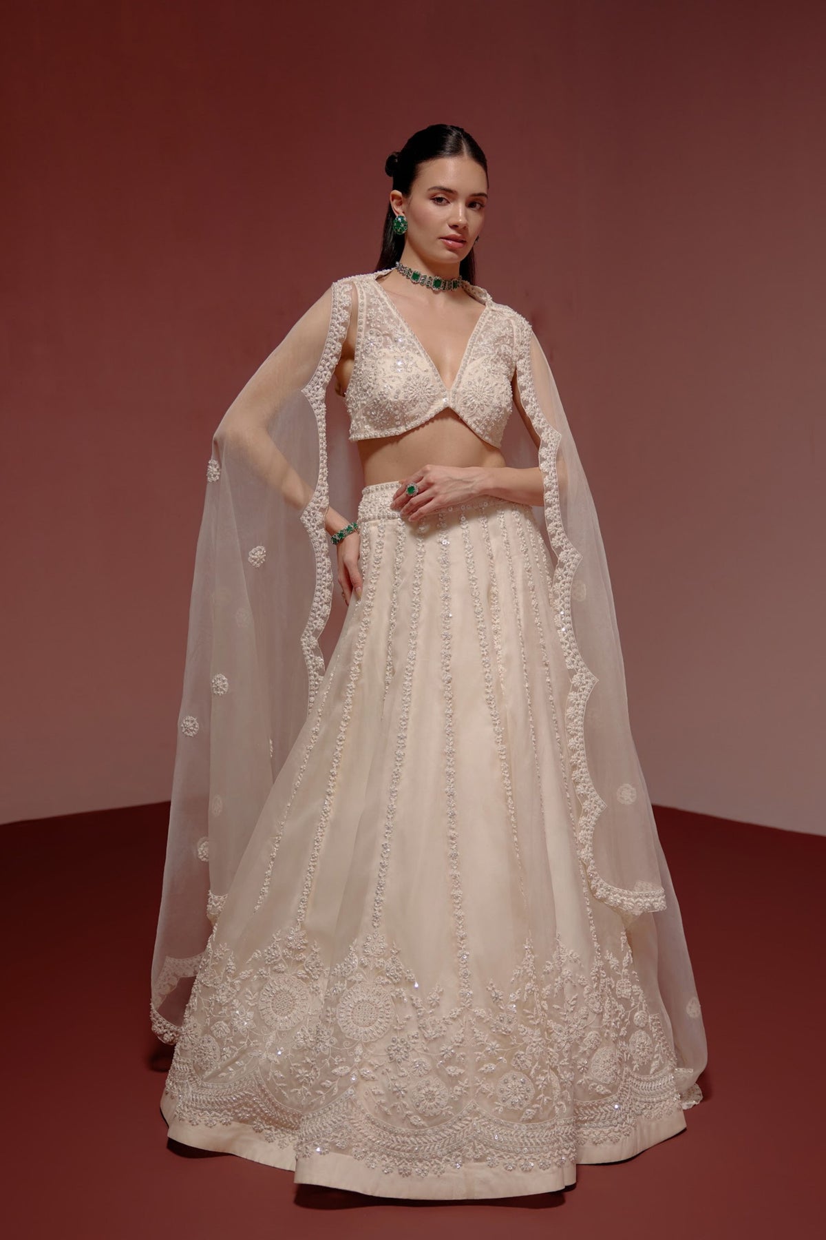 Ivory Lehenga