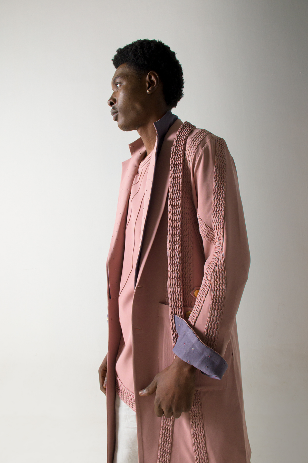 Pink Overcoat Set