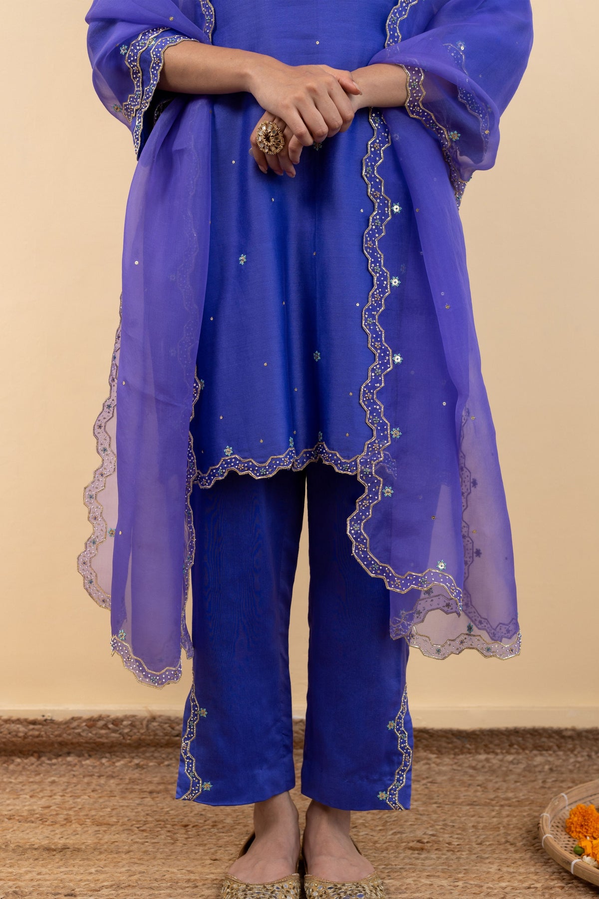 Royal Purple Isla Kurta Set