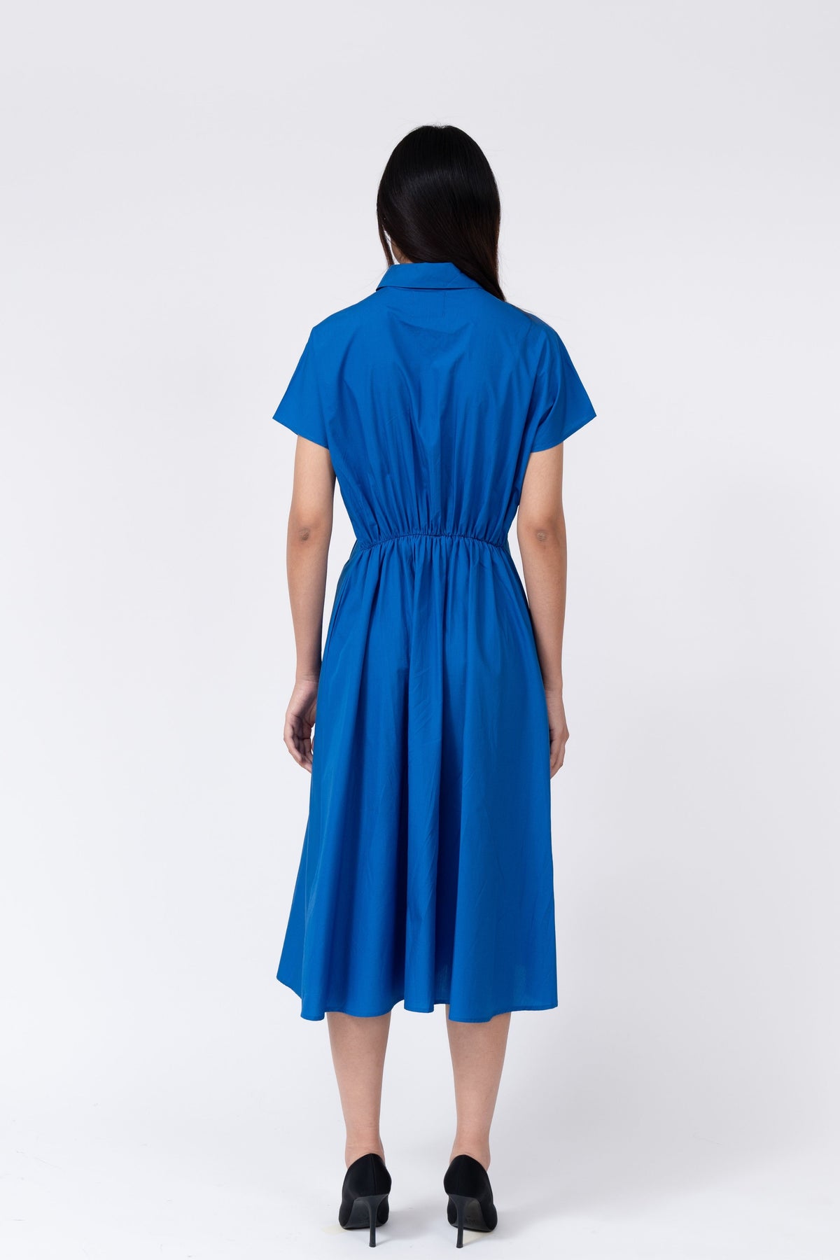 Wrap Dress In Electric Blue