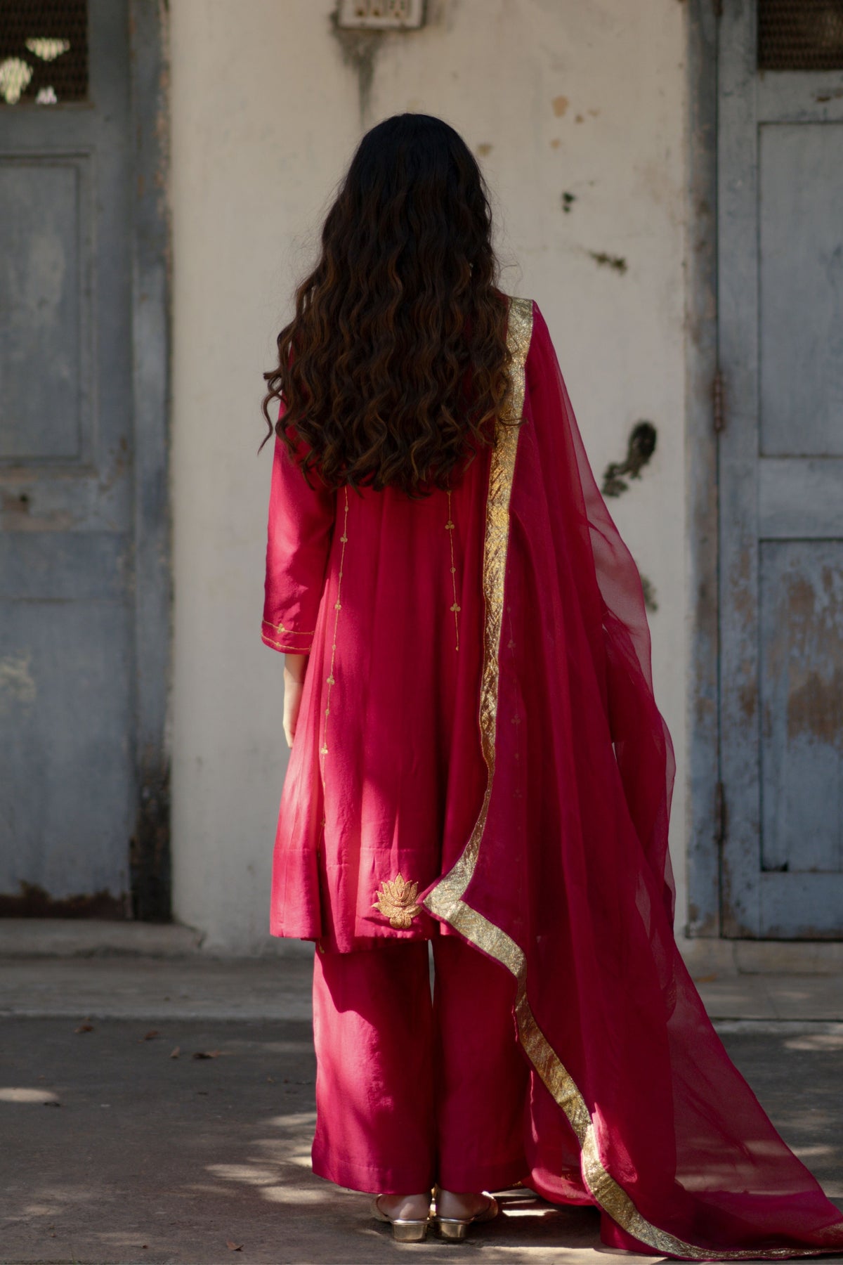 Nebula Anarkali Set