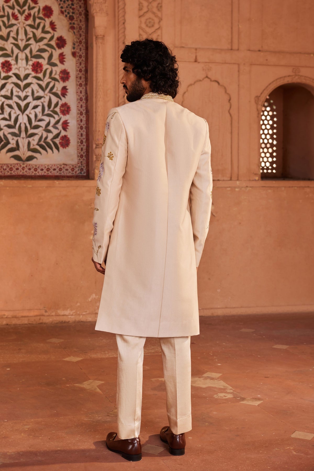 Jahaan Silk Sherwani Set